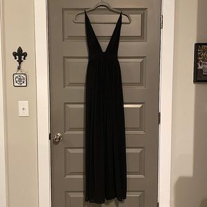 Long black, maxi dress from Love Culture